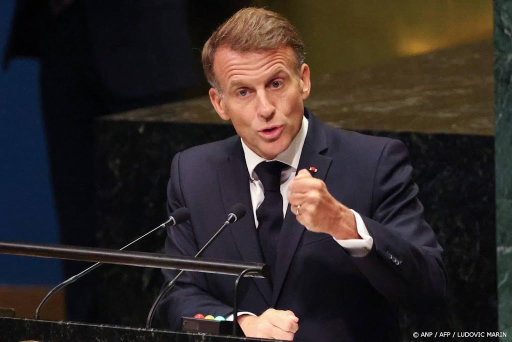 Macron bij VN: landen moeten opkomen voor internationale orde