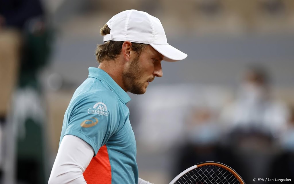 Tennisser Goffin snel uitgeschakeld voor eigen publiek