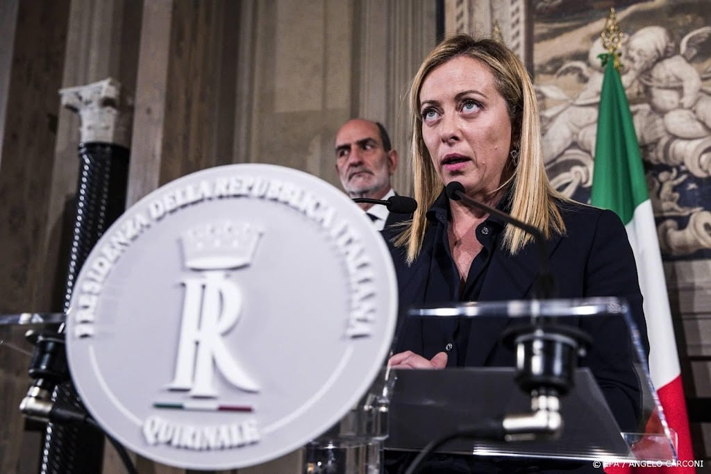 Giorgia Meloni beëdigd als nieuwe Italiaanse premier 