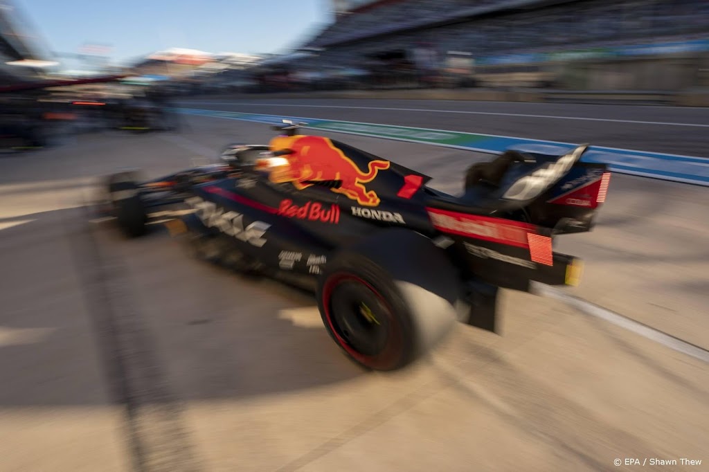 Verstappen de snelste in derde training in Texas