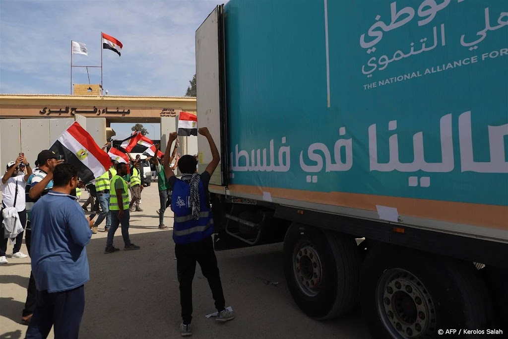 Tweede konvooi met hulpgoederen vanuit Egypte naar Gazastrook