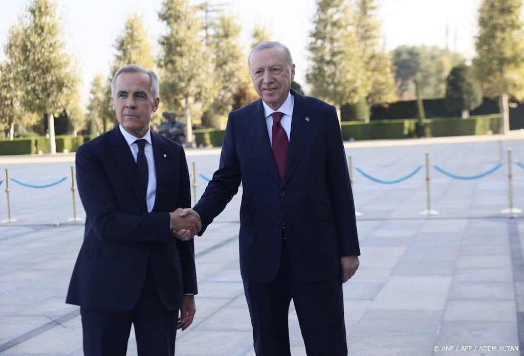 Canada en Turkije halen banden aan bij bezoek Carney aan Erdogan