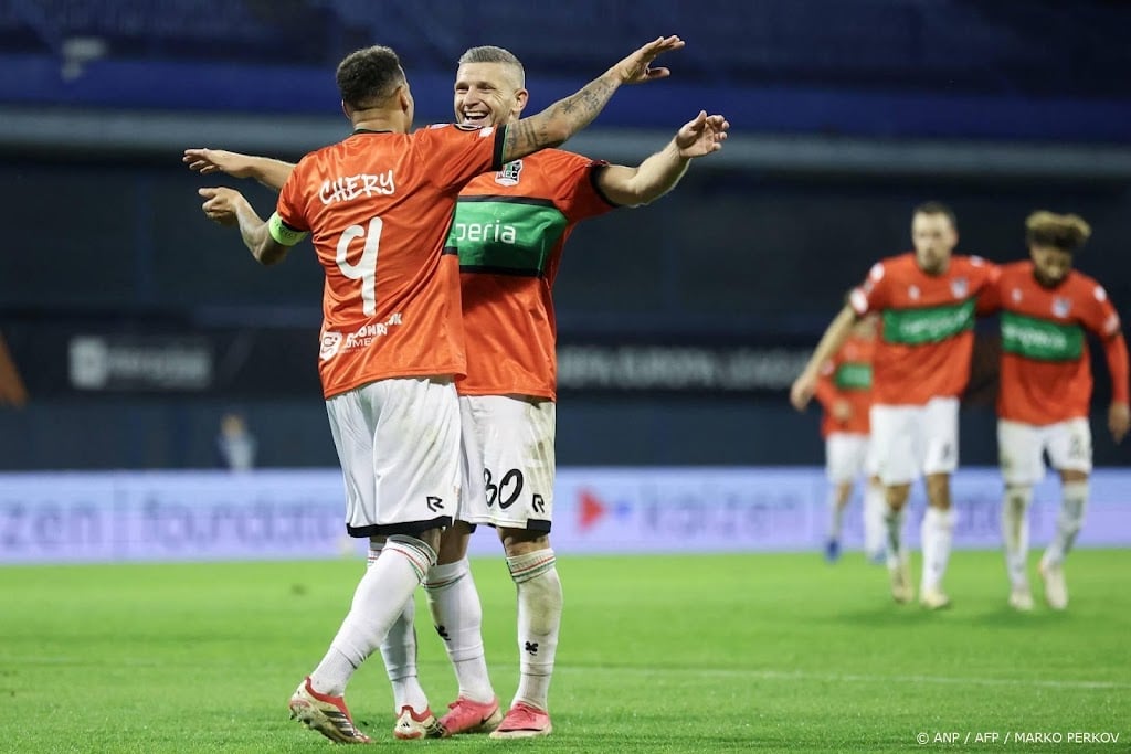 NEC boekt bij Dinamo Zagreb eerste zege in Europa League