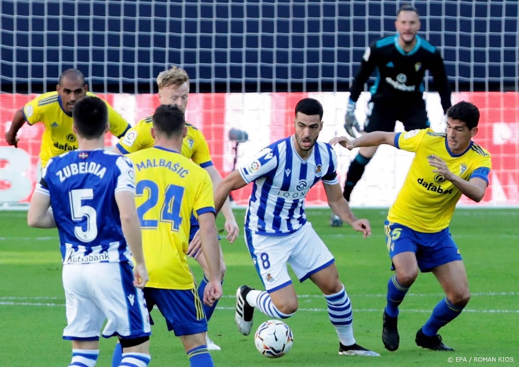 Real Sociedad blijft koploper na zesde zege op rij