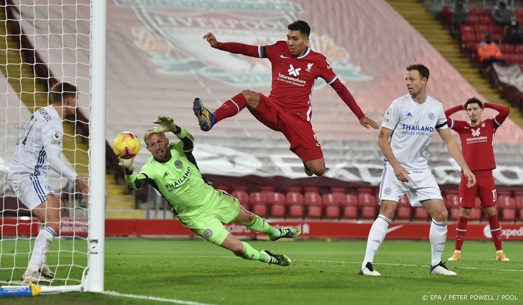 Liverpool klopt Leicester City en komt naast Tottenham 