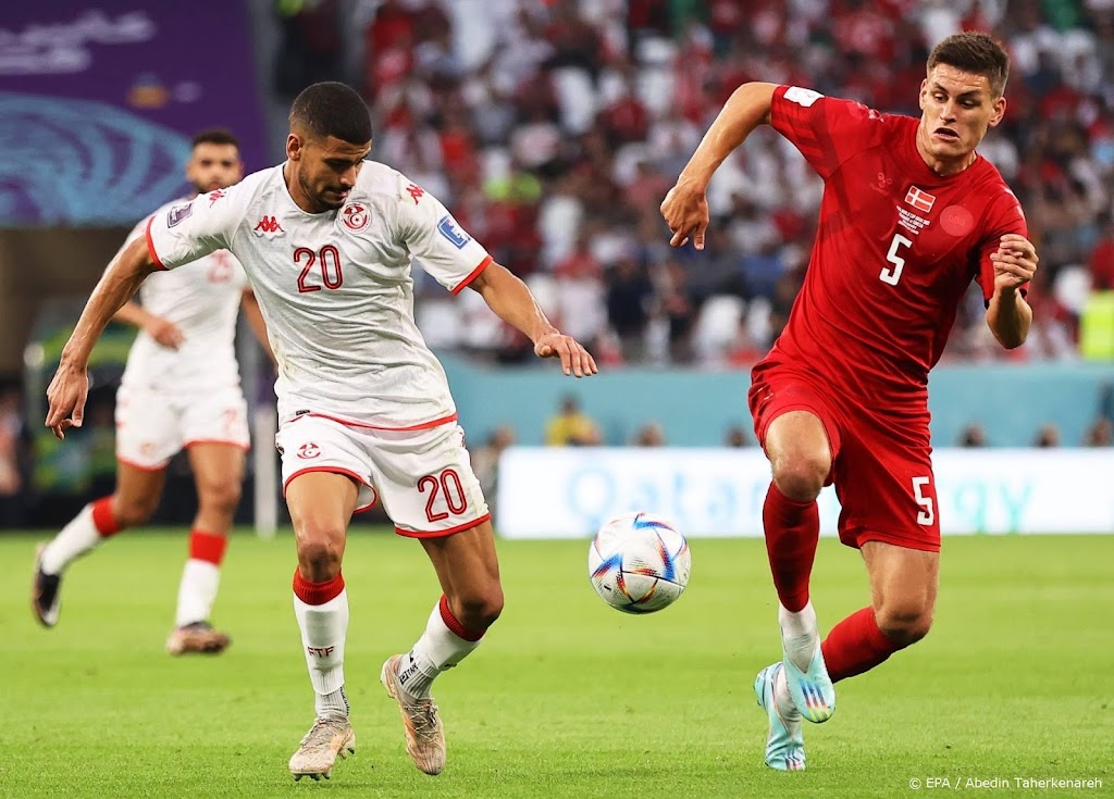 Denemarken begint WK met 0-0 tegen Tunesië