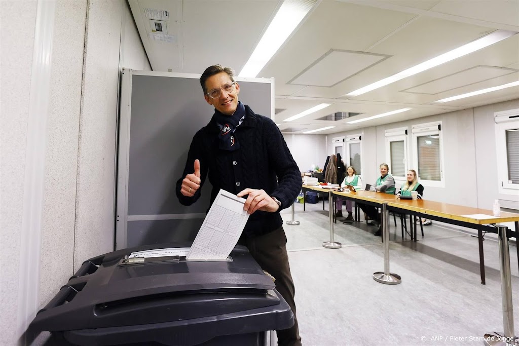 Joost Eerdmans (JA21) heeft gestemd in Rotterdam