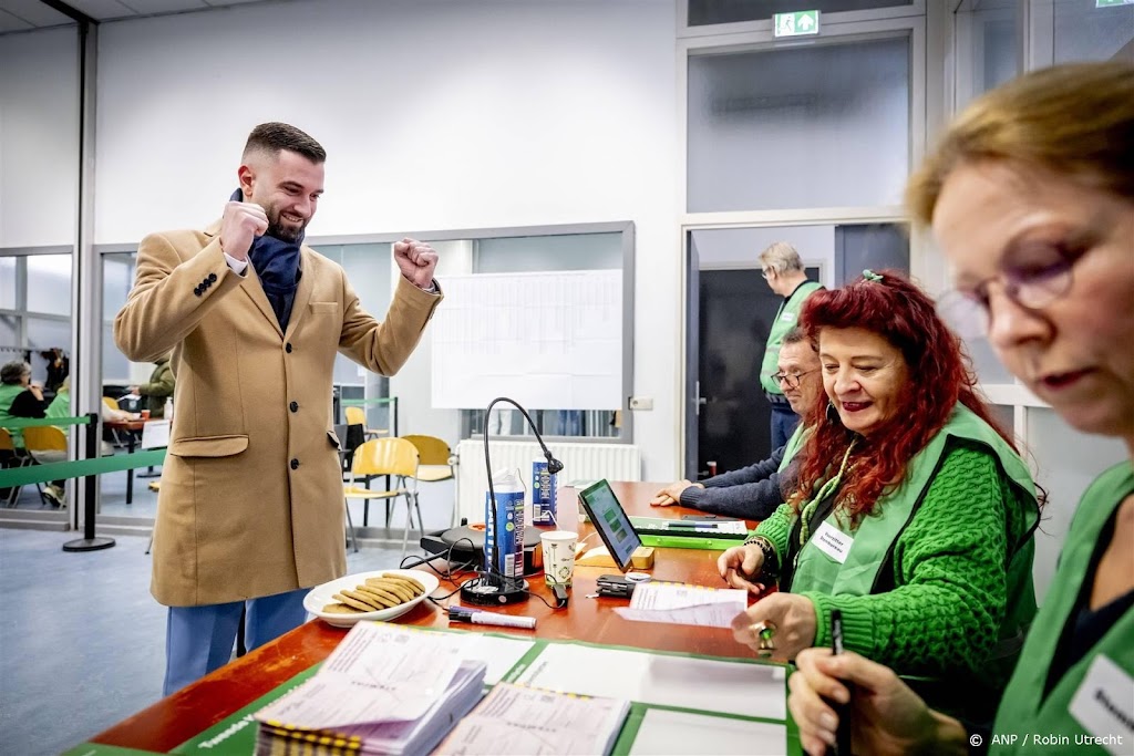 Stephan van Baarle (DENK) brengt stem uit in Rotterdam