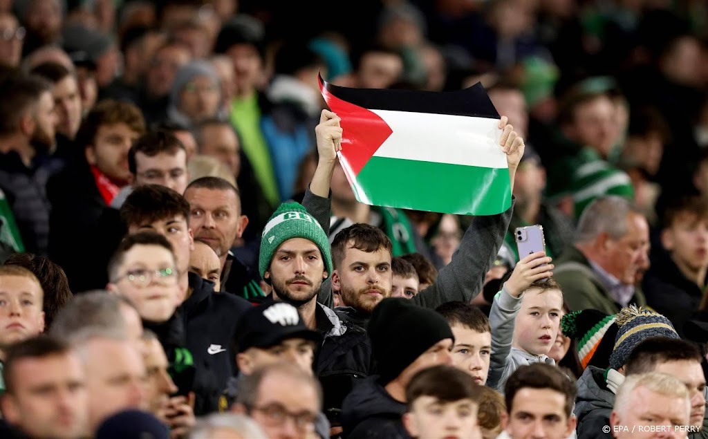UEFA geeft Celtic boete voor fans met Palestijnse vlaggen