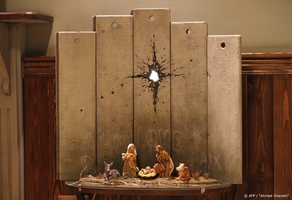 Duistere Banksy duikt op in Bethlehem