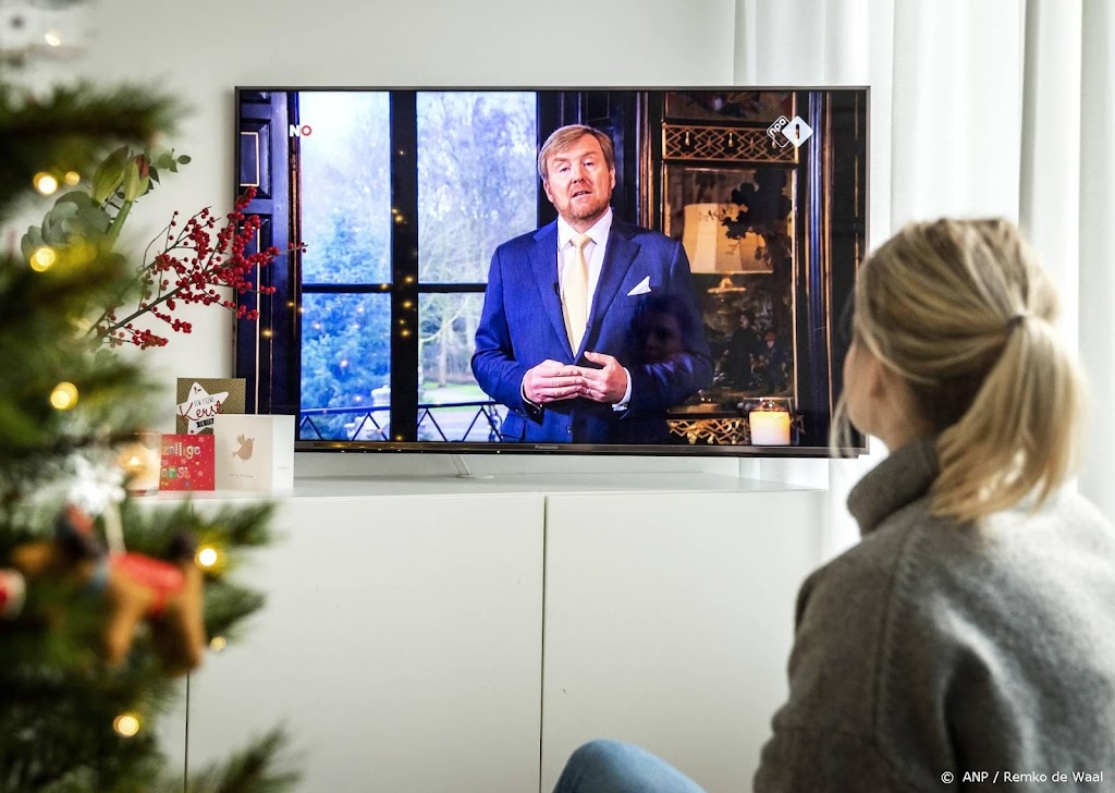 Kersttoespraak Willem-Alexander opgenomen in vestibule 