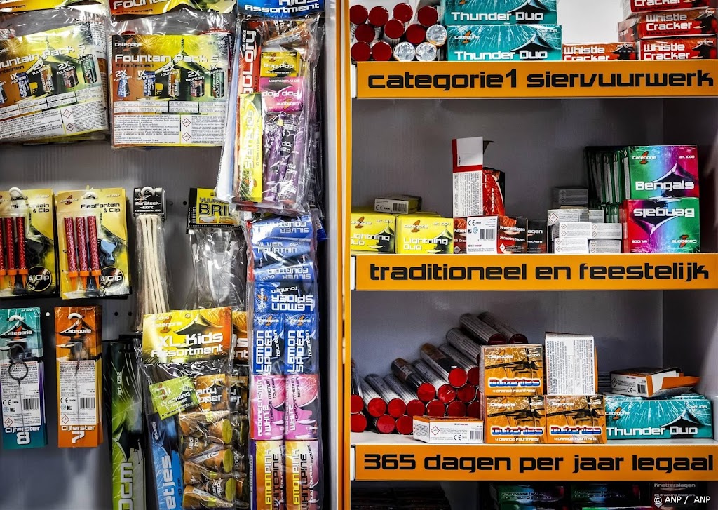 Branche: vuurwerkverkoop gelijk aan deze periode in recordjaar