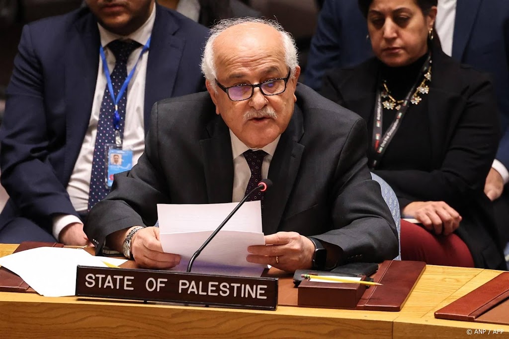 Palestijnse VN-ambassadeur: resolutie is stap in goede richting