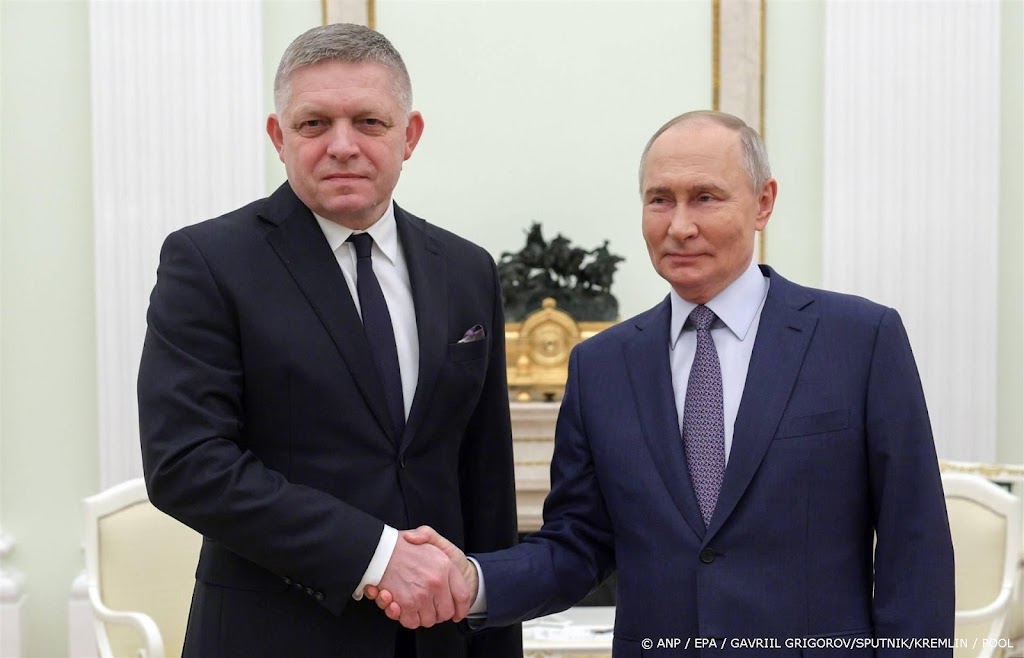 Slowaakse premier Fico bezoekt Poetin in Moskou