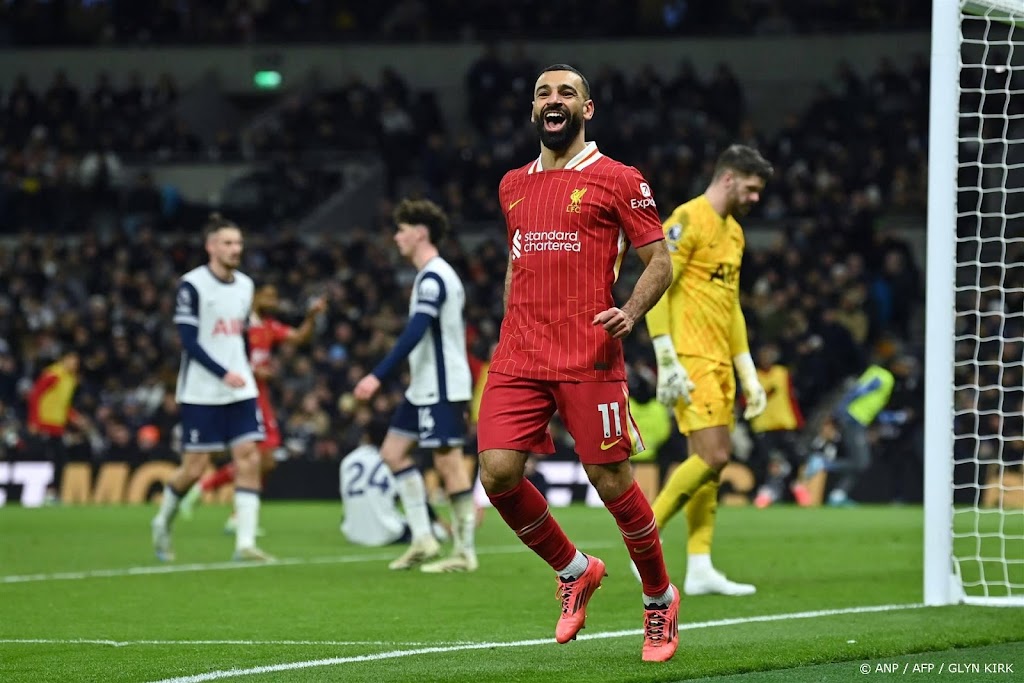 Overtuigende zege Liverpool in doelpuntrijk duel bij Tottenham