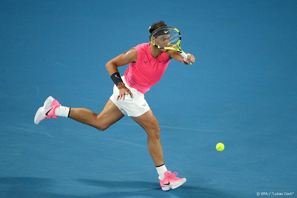Tennisser Nadal zonder setverlies naar derde ronde