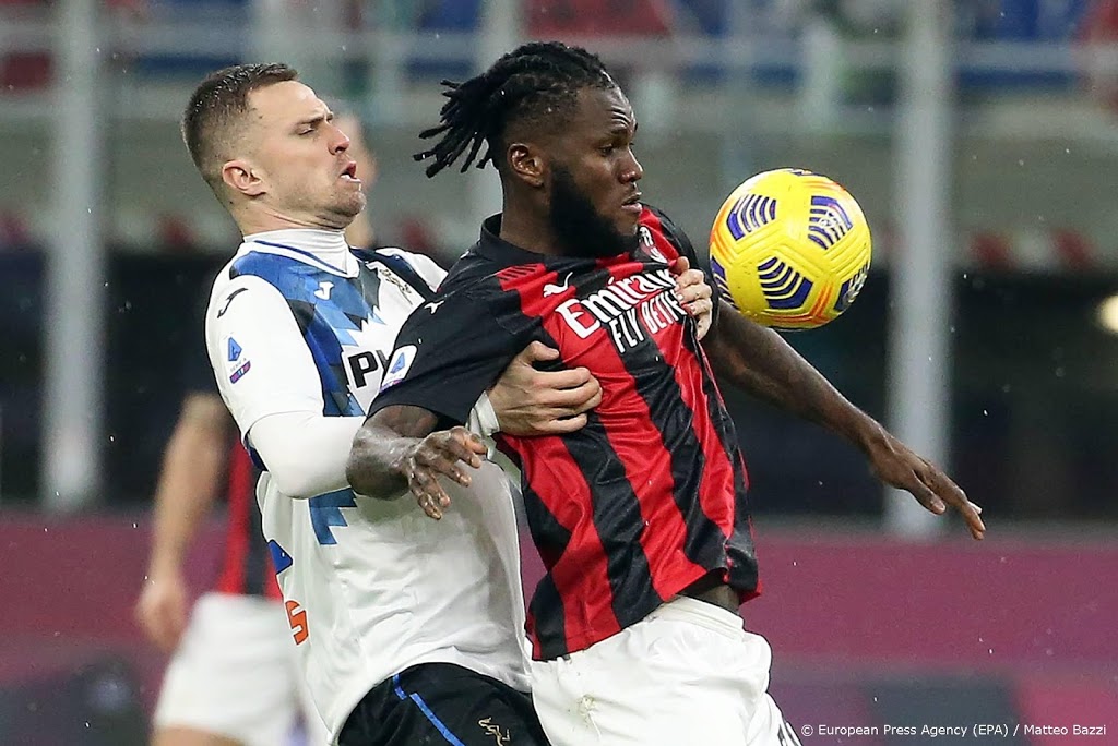 AC Milan hard onderuit tegen Atalanta, Inter blijft steken op 0-0