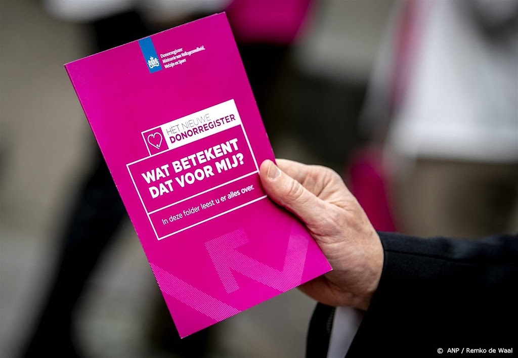 Aantal mensen dat orgaan afstaat gestegen in 2022, hoogste ooit