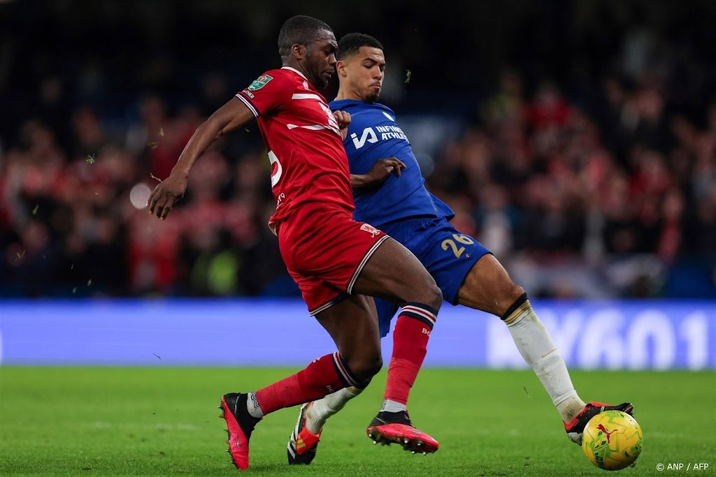 Chelsea na ruime zege op Middlesbrough naar finale League Cup