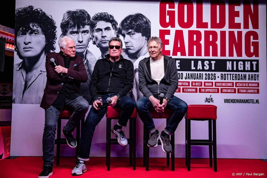 Vijf afscheidsconcerten Golden Earring, binnen uur uitverkocht