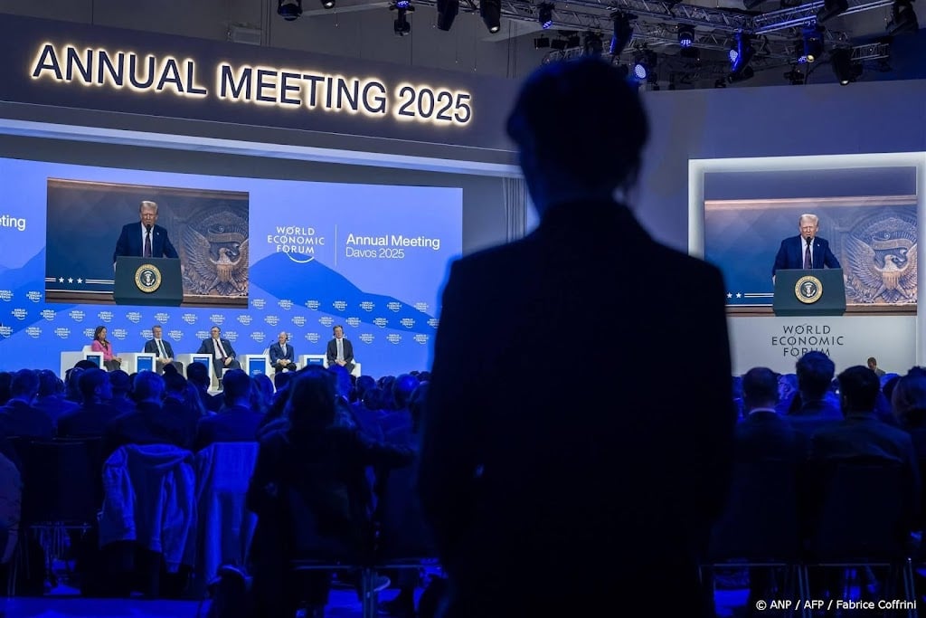 Winsten op Wall Street na Davos-speech Trump