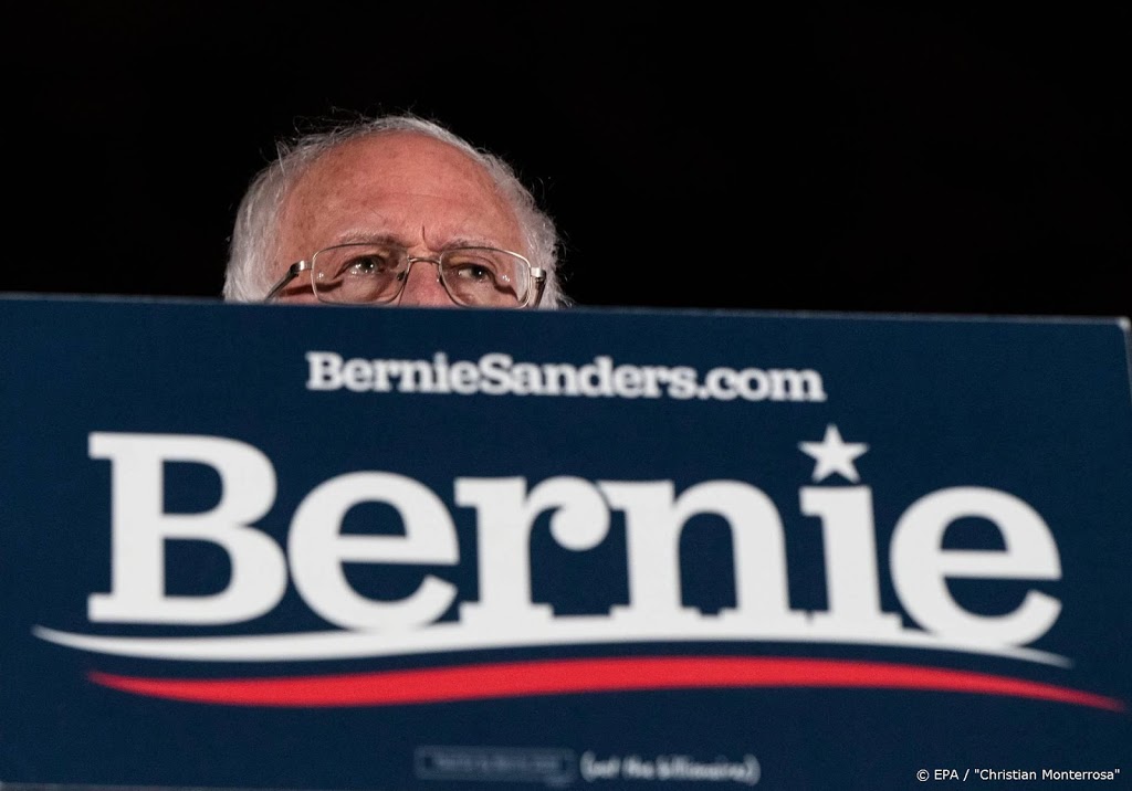 Bernie Sanders stevent af op grote overwinning in Nevada