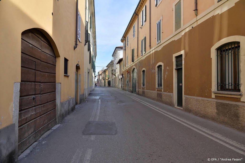 Lege straten en dichte winkels in 'epicentrum' uitbraak Italië