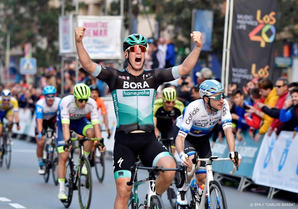 Sprintzege wielrenner Ackermann in Emiraten