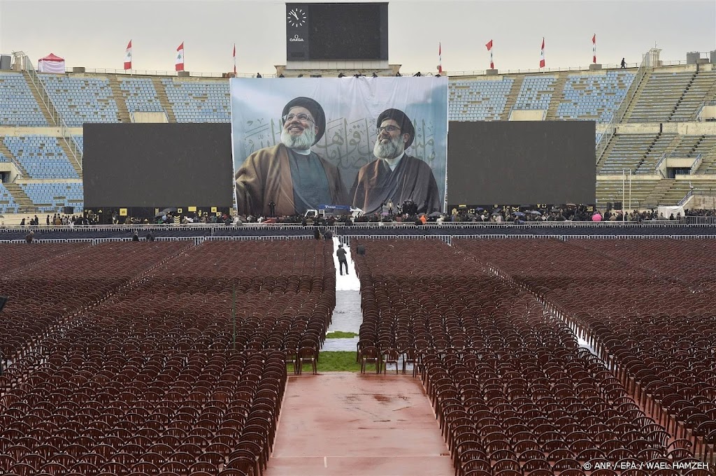 Tienduizenden bijeen voor begrafenis Hezbollah-leider Nasrallah
