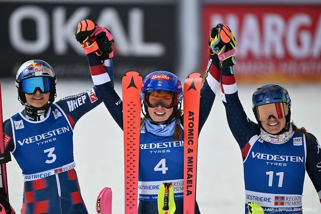 Skiester Shiffrin boekt honderdste wereldbekerzege