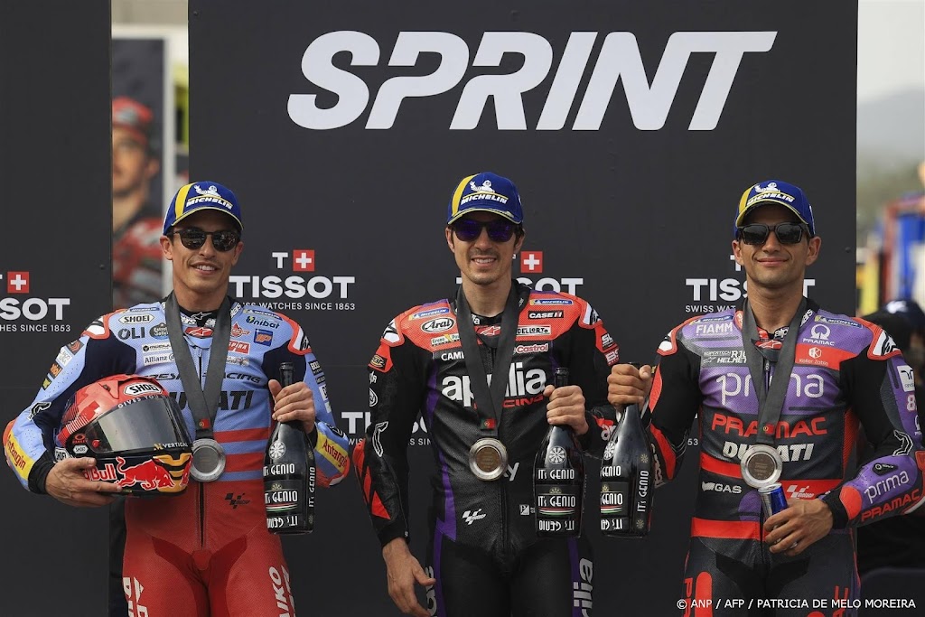 Spaanse coureur Viñales snelste in sprintrace MotoGP