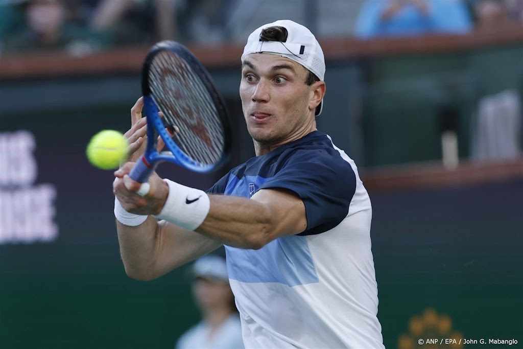 Tennisser Draper na winst Indian Wells snel onderuit in Miami 