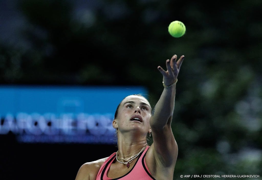Tennisster Sabalenka plaatst zich voor vierde ronde in Miami