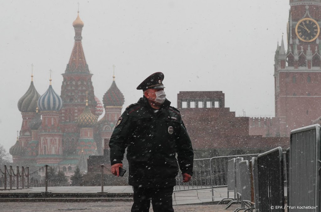 Aantal nieuwe besmettingen Rusland derde dag op rij lager