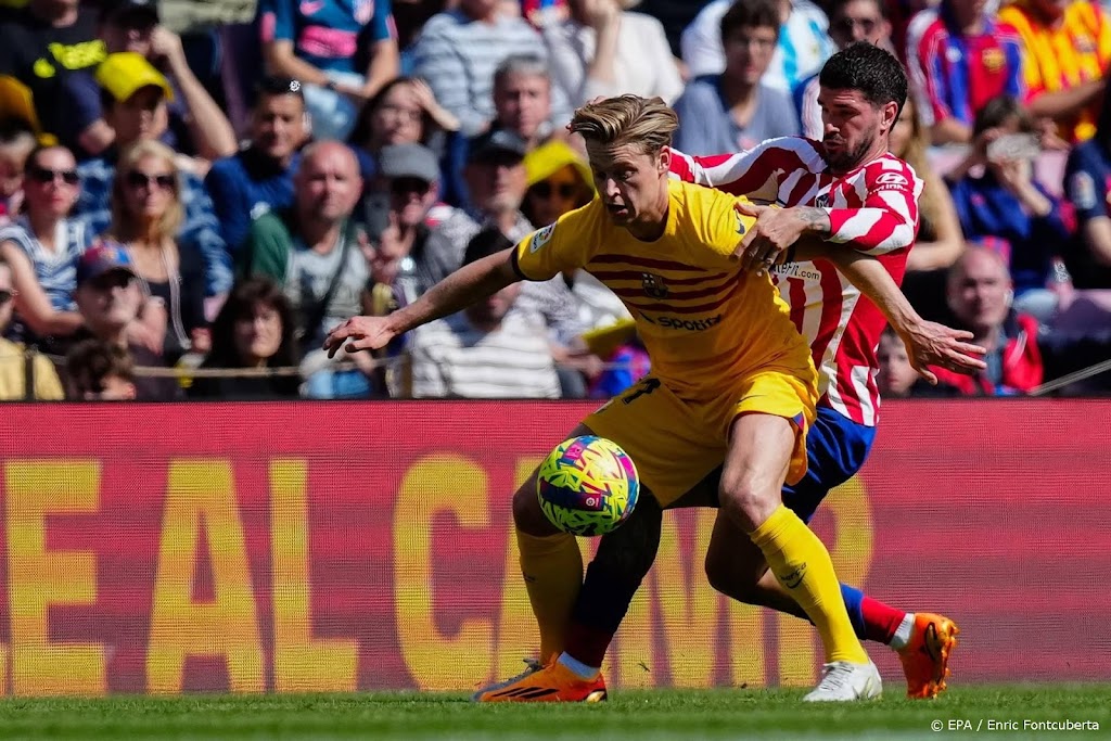 Barcelona wint van Atlético en zet weer stap richting titel