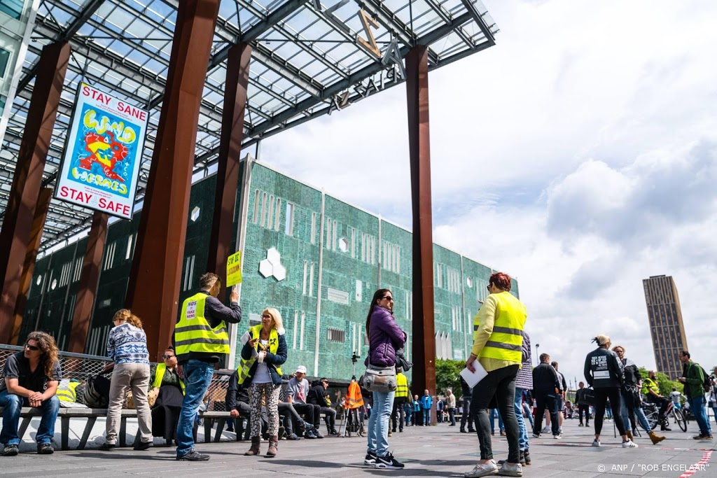 Anti-lockdowndemonstratie Eindhoven rustig verlopen