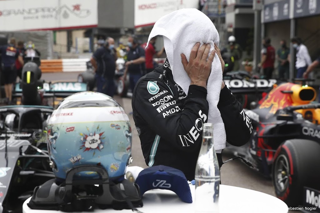 Mislukte pitsstop kost Bottas podiumplaats in Monaco