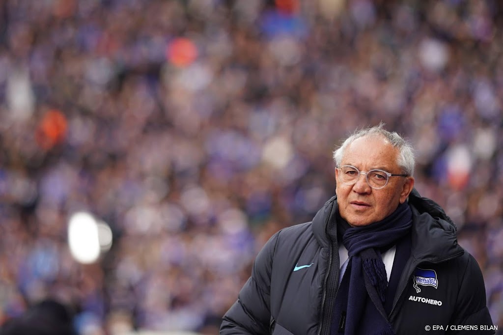 Trainer Magath verlaat Hertha BSC ondanks lijfsbehoud
