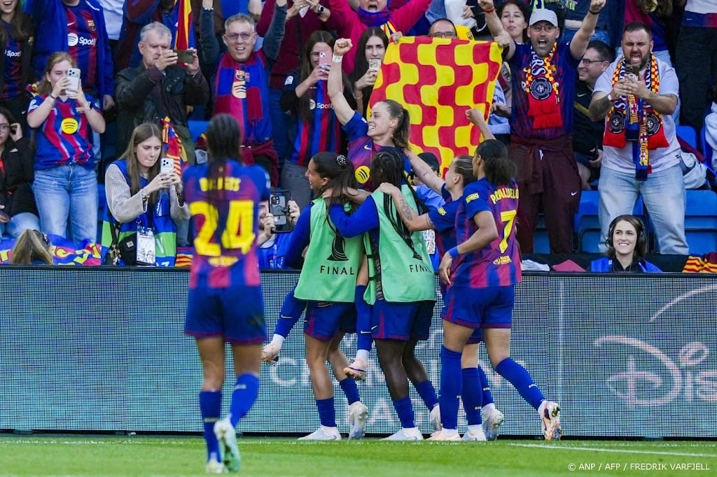 Voetbalster Brugts wint tweede Champions League met FC Barcelona