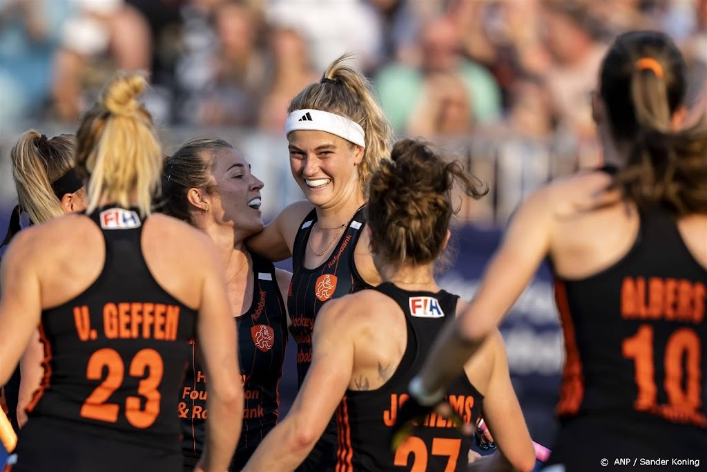 Hockeysters winnen ruim van Duitsland in Pro League