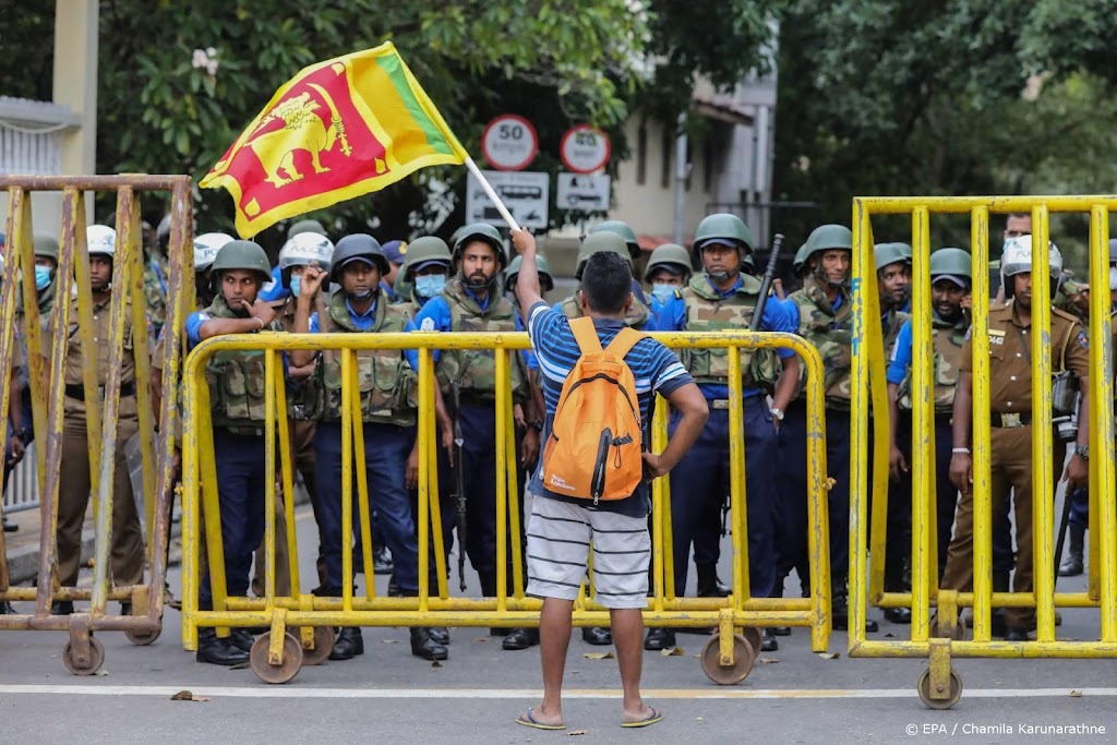 Protestkamp naast presidentieel kantoor Sri Lanka ontruimd
