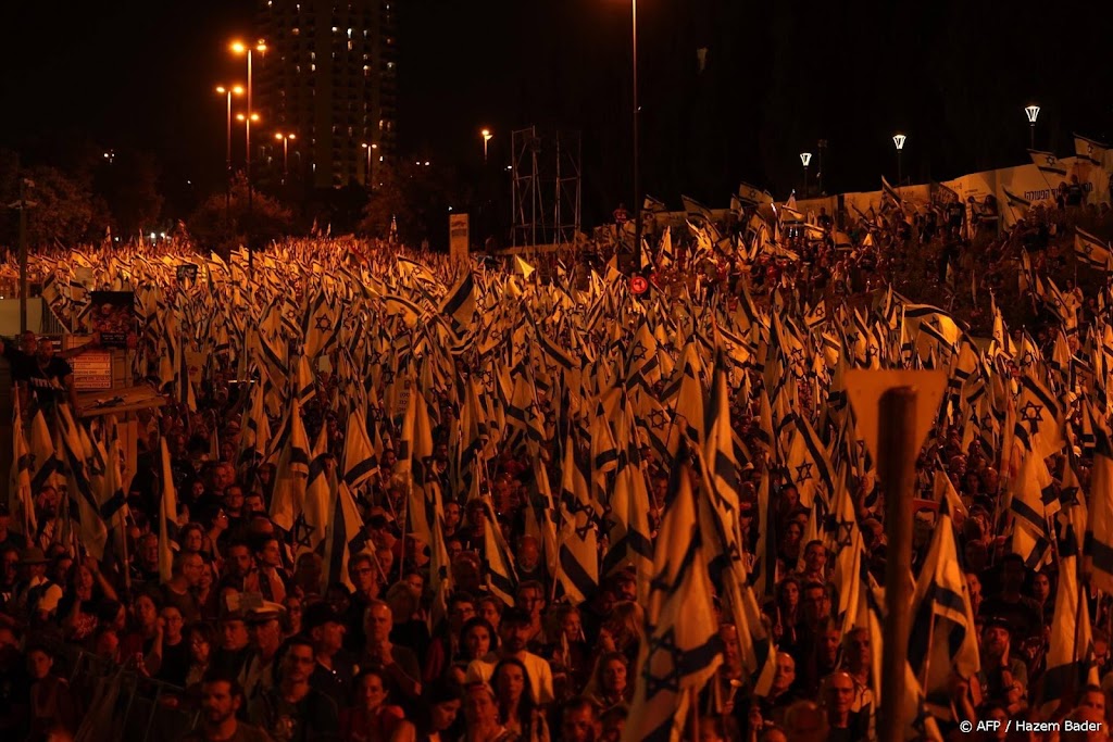 Protest tegen juridische hervormingen Israël bereikt hoogtepunt