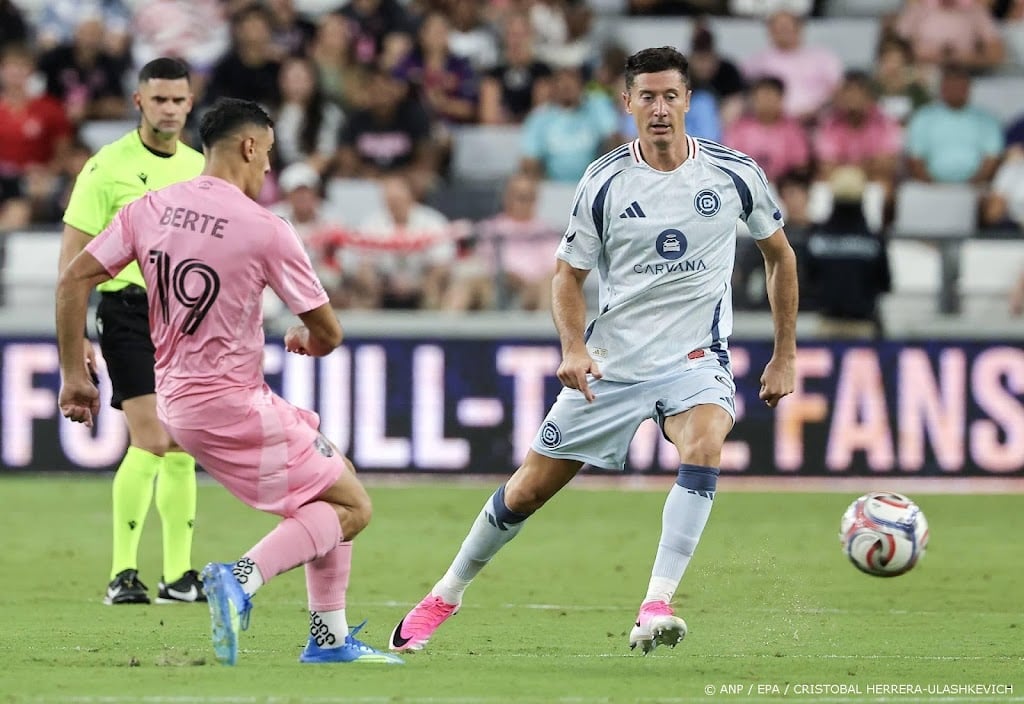 Lewandowski verliest bij debuut voor Chicago Fire van Inter Miami