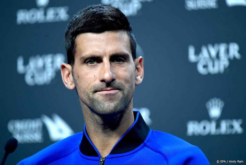 Ongevaccineerde Djokovic heeft geen spijt van missen grandslams