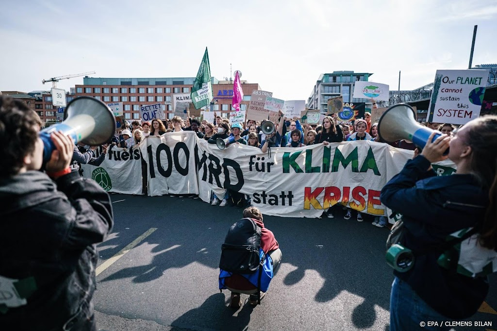 Tienduizenden Duitse betogers eisen meer klimaatmaatregelen