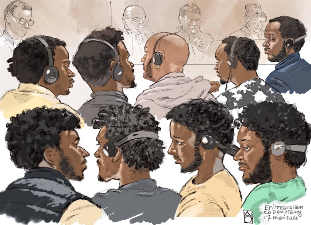 Rechtbank vonnist in strafzaak rond rellen Eritreeërs in Den Haag