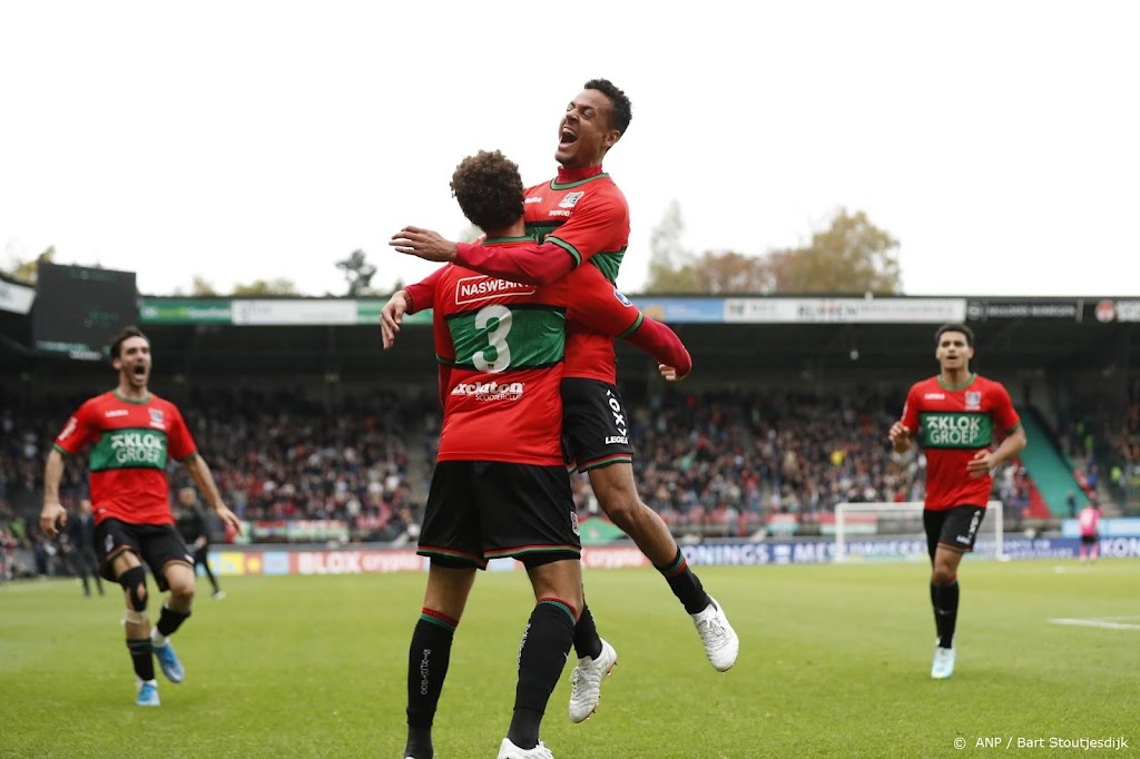 NEC knokt zich tegen Go Ahead Eagles naar een 3-3-gelijkspel