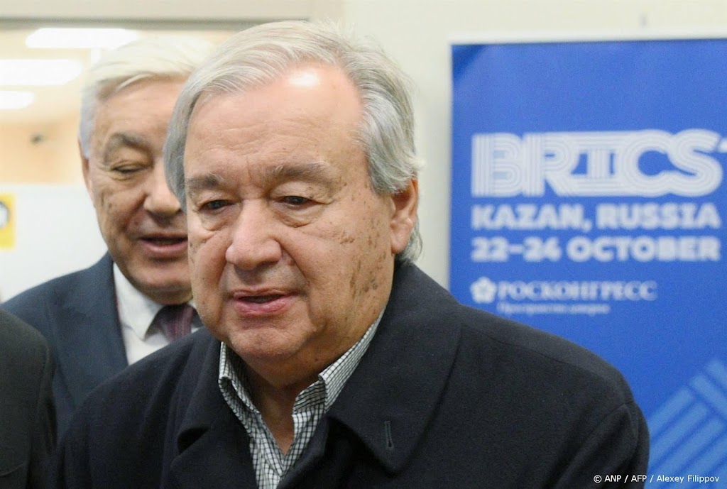 VN-chef in Rusland voor top met onder meer Poetin