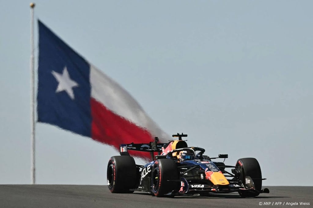 Verstappen rijdt tweede tijd in eerste training op circuit Austin
