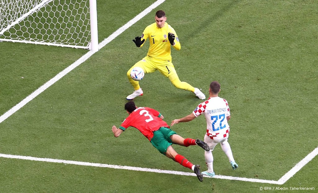 Marokko speelt op WK gelijk tegen Kroatië, Mazraoui valt uit
